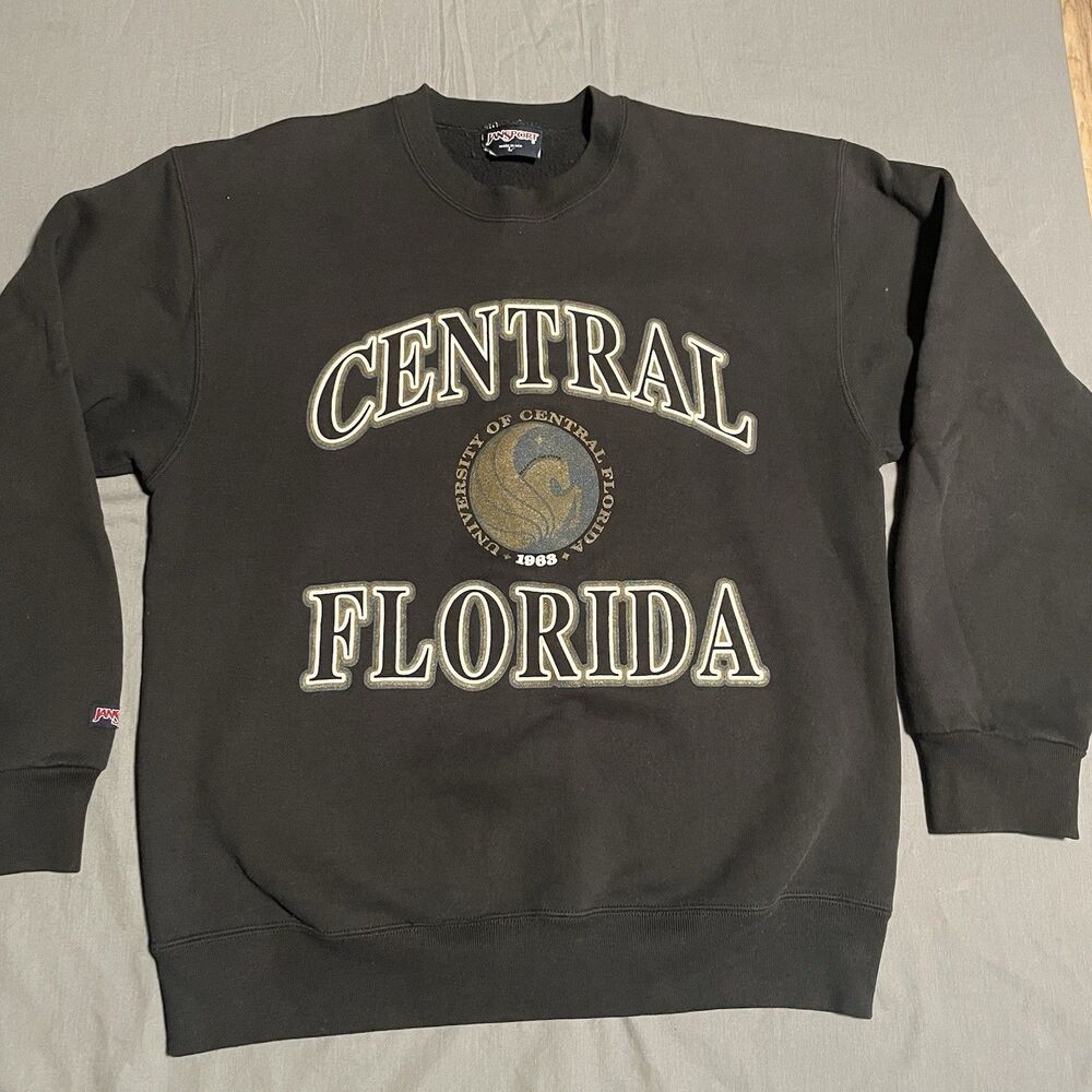 Vintage Jansport University Of Central Florida Fleece Crew Neck Sweater Size L